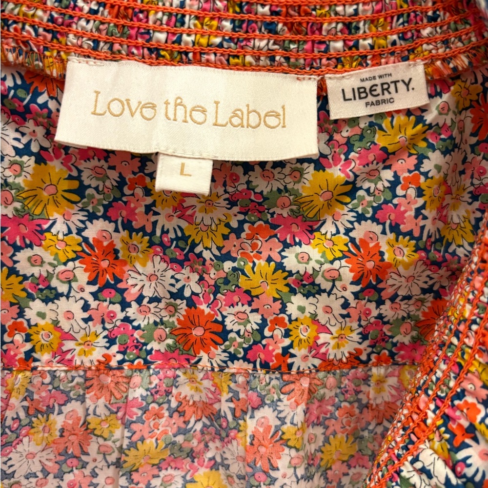 Colorful Floral Puff Sleeve Blouse - Picture 2 of 4